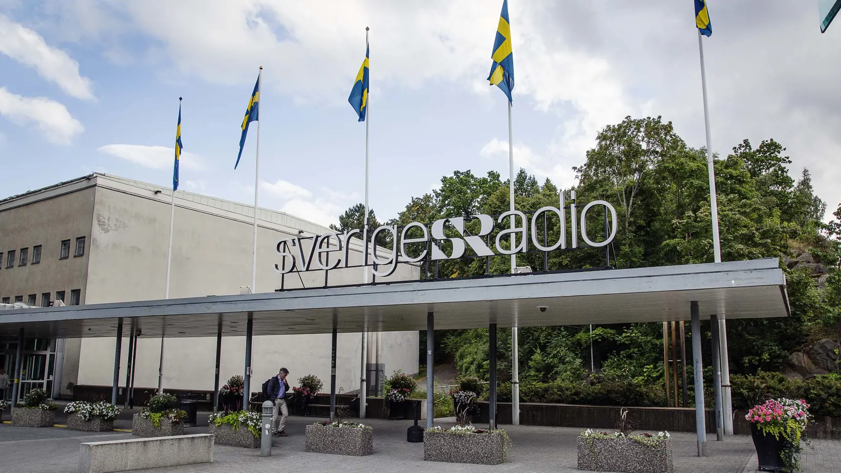 Radiohuset sett utifrån.