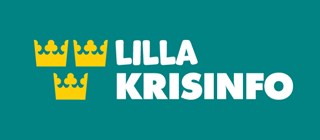Lilla Krisinfos logga mot grön bakgrund. 