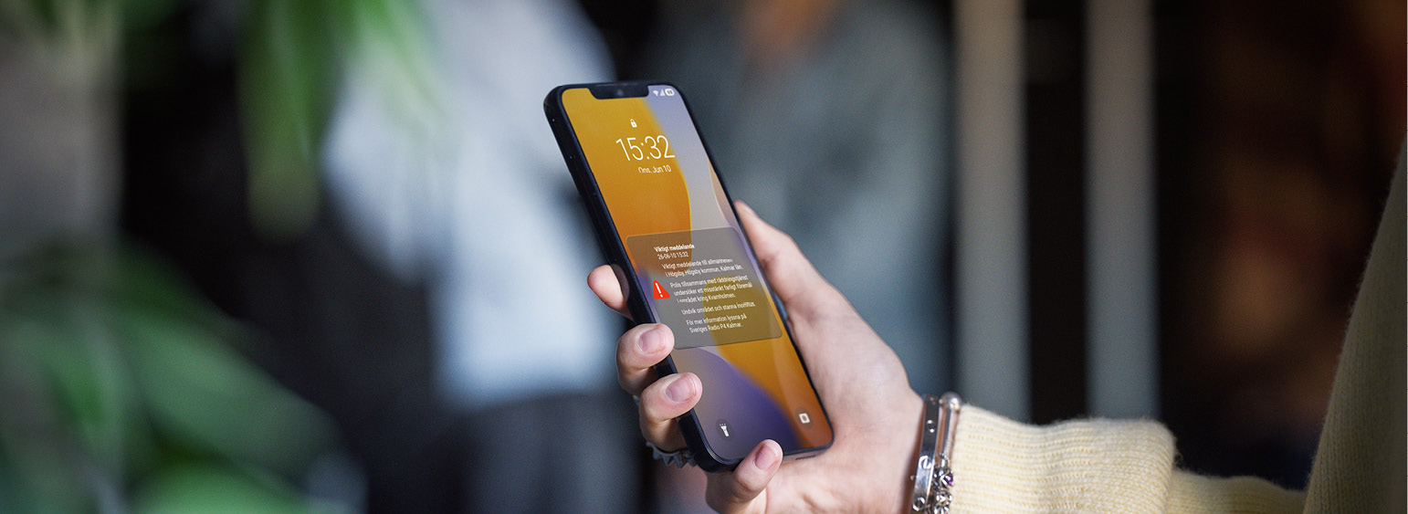 The SE-Alert warning system is being tested in the Stockholm area and on Gotland